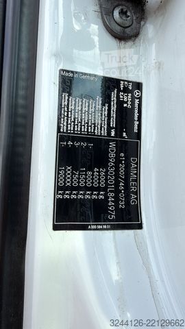 Camion plateau MERCEDES-BENZ Actros 2543/PalfingerPK20001 K/Funk/Faltbar/Lenk