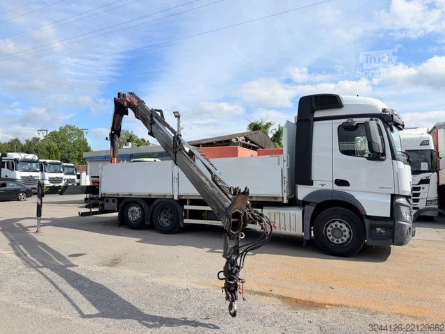 Camion plateau MERCEDES-BENZ Actros 2543/PalfingerPK20001 K/Funk/Faltbar/Lenk