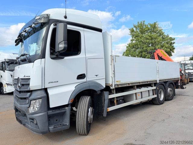 Camion plateau MERCEDES-BENZ Actros 2543/PalfingerPK20001 K/Funk/Faltbar/Lenk