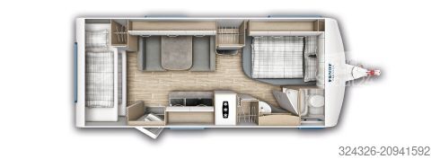 Wohnwagen Fendt Bianco Selection 550 SKM Mover*Safety-Paket