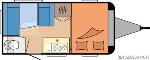 Caravane Hobby OnTour 390 SF Ideal für 2