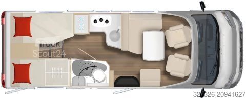 Teilintegriertes Wohnmobil Bürstner B66 TD 690 G Automatik*RFK
