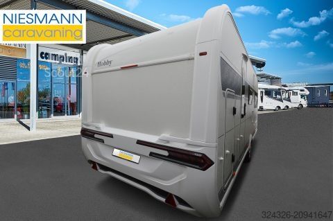 Caravane Hobby De Luxe 540 KMFe Familiengrundriss