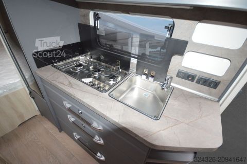 Caravane Hobby De Luxe 540 KMFe Familiengrundriss