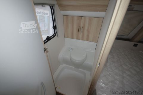 Caravane Hobby De Luxe 540 KMFe Familiengrundriss