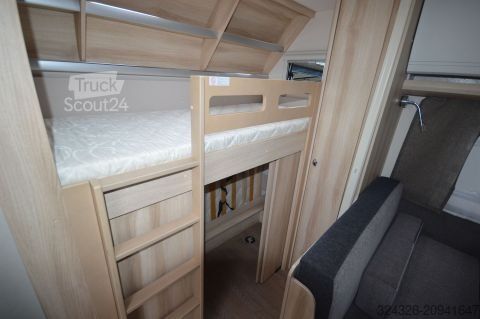 Caravane Hobby De Luxe 540 KMFe Familiengrundriss