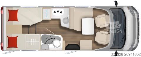 Teilintegriertes Wohnmobil Bürstner B66 TD 690 G Hubbett*Automatik*SAT