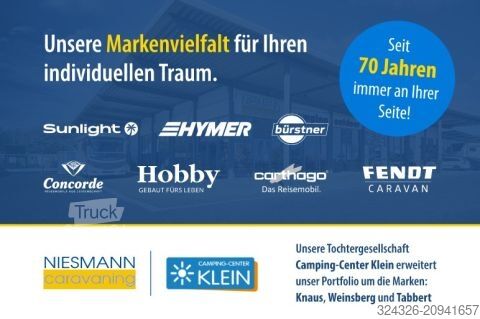 Caravane Hobby De Luxe 400 SFe Familiengrundriss