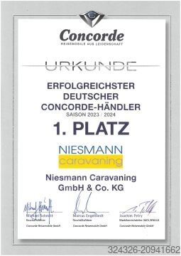 Autorulotă integrată Concorde Charisma 910 LI Edition 70 Shadow Line