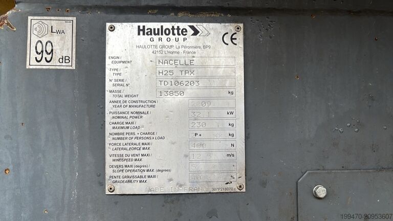  Haulotte H 25 Tpx