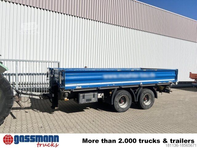 Trójstronna przyczepa wywrotka TTD 19 Schwebheim, Rampenschacht, Verzinkt