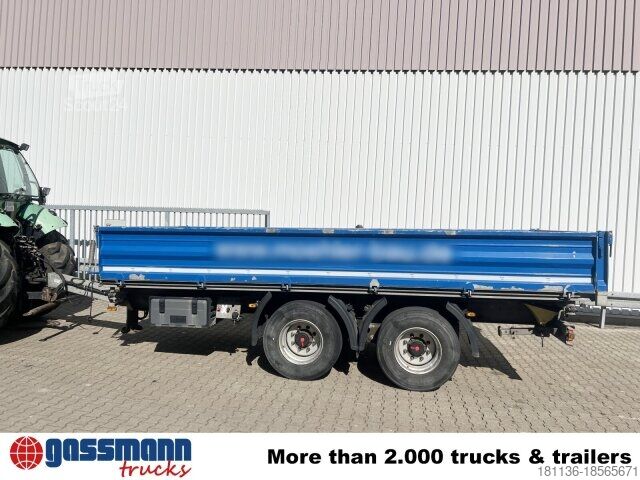 Trójstronna przyczepa wywrotka TTD 19 Schwebheim, Rampenschacht, Verzinkt