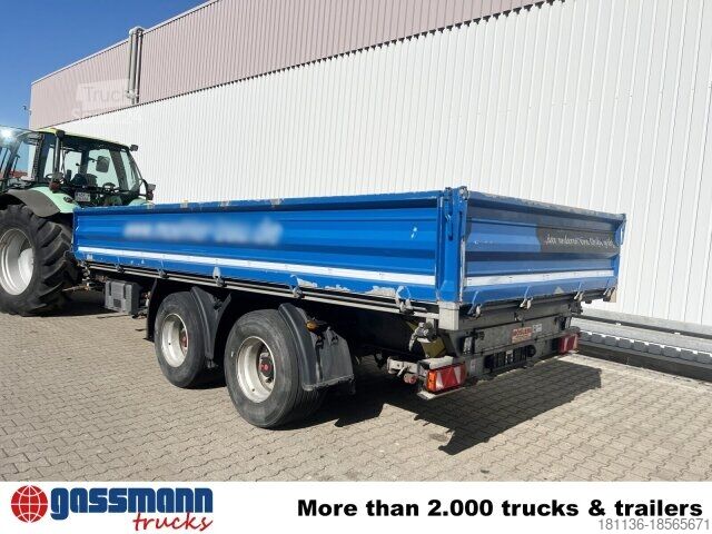 Trójstronna przyczepa wywrotka TTD 19 Schwebheim, Rampenschacht, Verzinkt