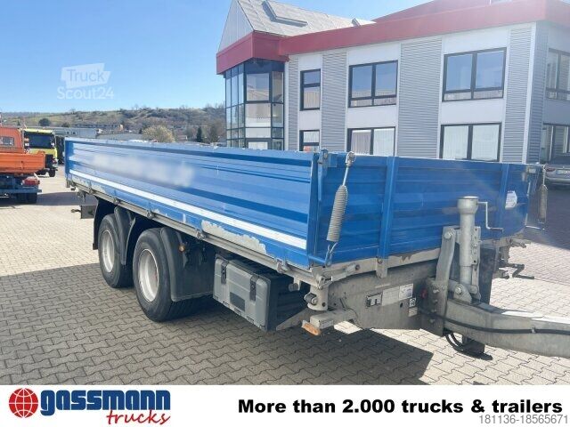 Trójstronna przyczepa wywrotka TTD 19 Schwebheim, Rampenschacht, Verzinkt