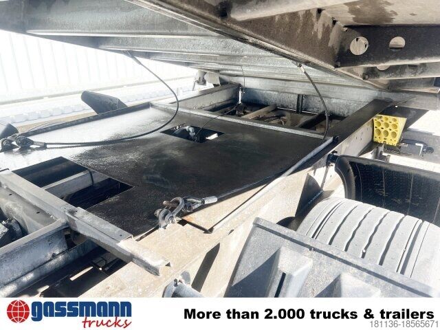 Trójstronna przyczepa wywrotka TTD 19 Schwebheim, Rampenschacht, Verzinkt