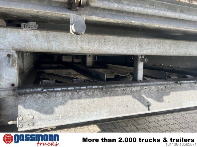 Trójstronna przyczepa wywrotka TTD 19 Schwebheim, Rampenschacht, Verzinkt