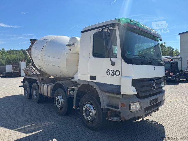 Betona maisītājmašīna kravas automašīna MERCEDES-BENZ MB Actros 3241 B 8x4/4 Liebherr HTM 904 Klima