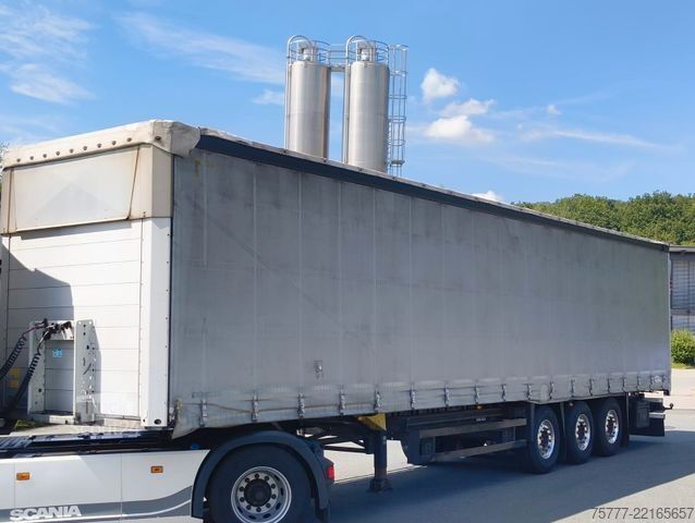 Otvorena poluprikolica sa ceradom SCHMITZ CARGOBULL SCS 24-Coil-Hubdach- Edscha-Alu-Lift