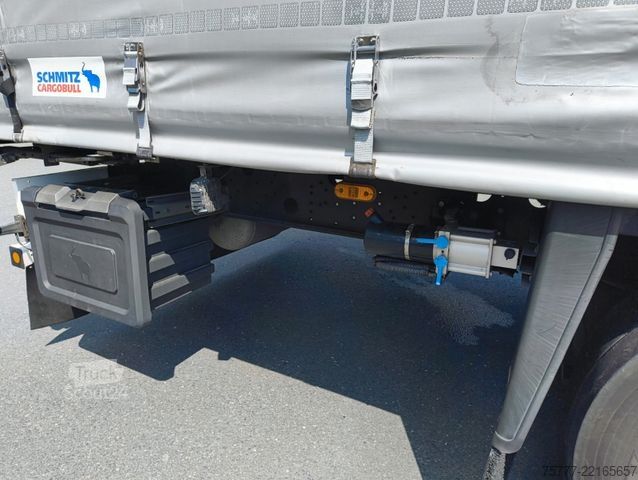 Otvorena poluprikolica sa ceradom SCHMITZ CARGOBULL SCS 24-Coil-Hubdach- Edscha-Alu-Lift