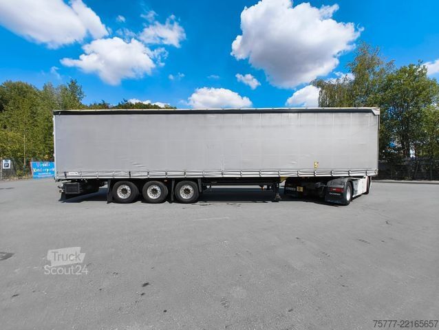 Otvorena poluprikolica sa ceradom SCHMITZ CARGOBULL SCS 24-Coil-Hubdach- Edscha-Alu-Lift