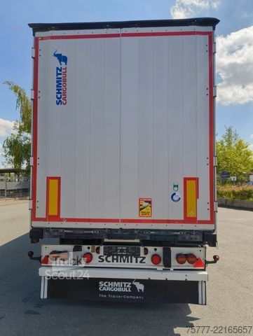 Otvorena poluprikolica sa ceradom SCHMITZ CARGOBULL SCS 24-Coil-Hubdach- Edscha-Alu-Lift
