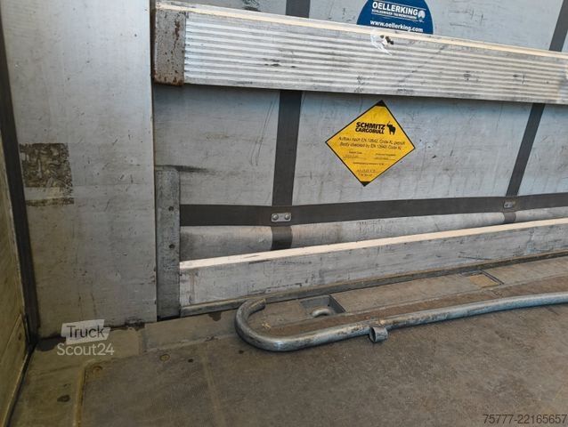 Otvorena poluprikolica sa ceradom SCHMITZ CARGOBULL SCS 24-Coil-Hubdach- Edscha-Alu-Lift