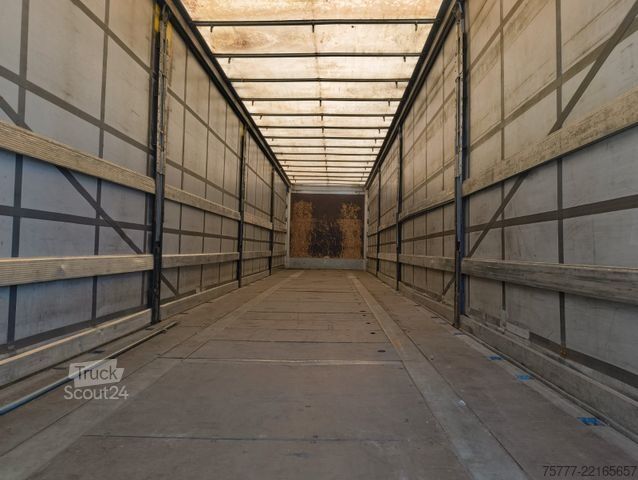Otvorena poluprikolica sa ceradom SCHMITZ CARGOBULL SCS 24-Coil-Hubdach- Edscha-Alu-Lift