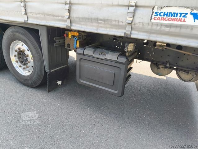 Otvorena poluprikolica sa ceradom SCHMITZ CARGOBULL SCS 24-Coil-Hubdach- Edscha-Alu-Lift