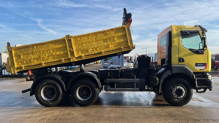 3-сторонній перекидач Renault KERAX 420 (BOITE MANUELLE / LAMES / BIG AXLE / ...