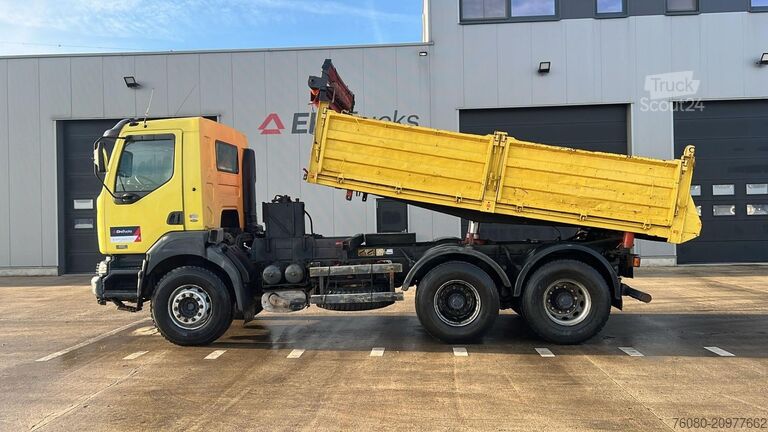 3-сторонній перекидач Renault KERAX 420 (BOITE MANUELLE / LAMES / BIG AXLE / ...