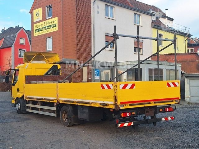 Fourgon pick-up RENAULT MIDLUM 220 DXI HIAB KRAN 9,1m TÜV 07 / 2026