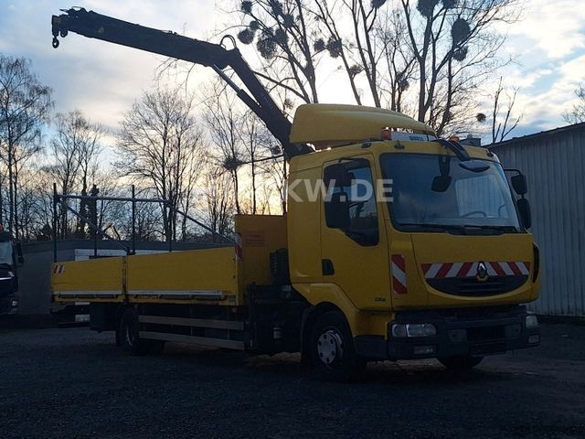 Fourgon pick-up RENAULT MIDLUM 220 DXI HIAB KRAN 9,1m TÜV 07 / 2026