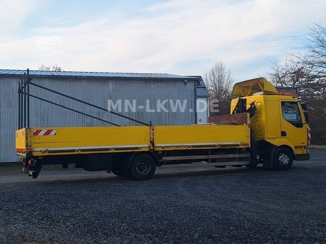 Camion équipé d'une grue RENAULT MIDLUM 220 DXI HIAB KRAN 9,1m TÜV 07/2026