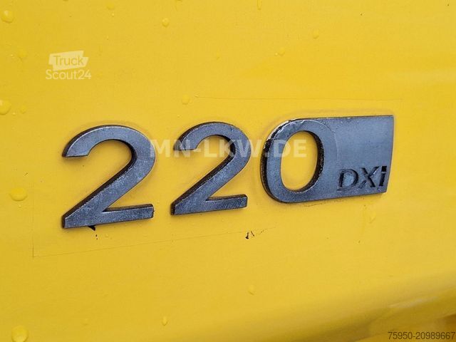 Camion équipé d'une grue RENAULT MIDLUM 220 DXI HIAB KRAN 9,1m TÜV 07/2026