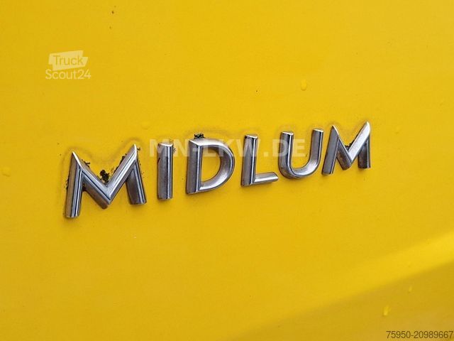 Camion équipé d'une grue RENAULT MIDLUM 220 DXI HIAB KRAN 9,1m TÜV 07/2026