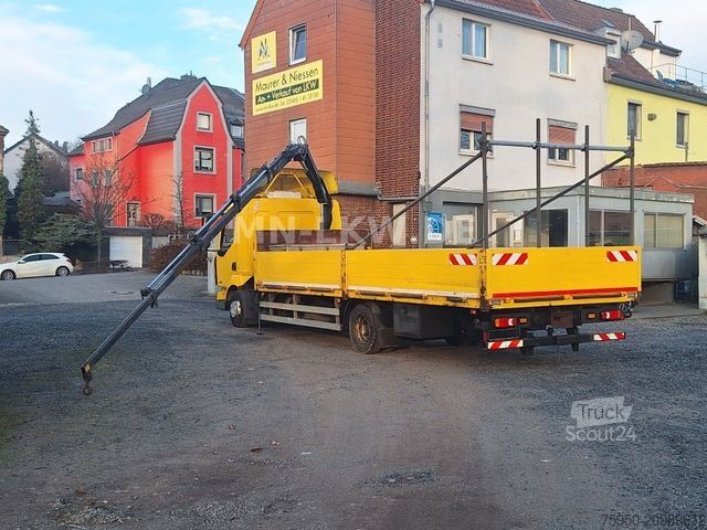 Fourgon pick-up RENAULT MIDLUM 220 DXI HIAB KRAN 9,1m TÜV 07/2026