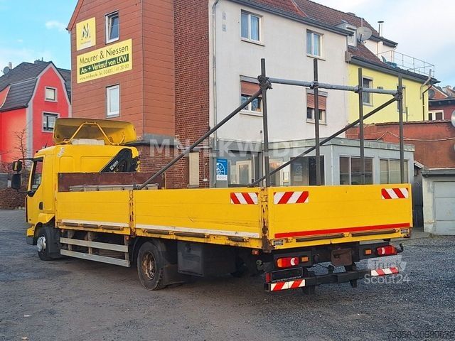 Fourgon pick-up RENAULT MIDLUM 220 DXI HIAB KRAN 9,1m TÜV 07/2026