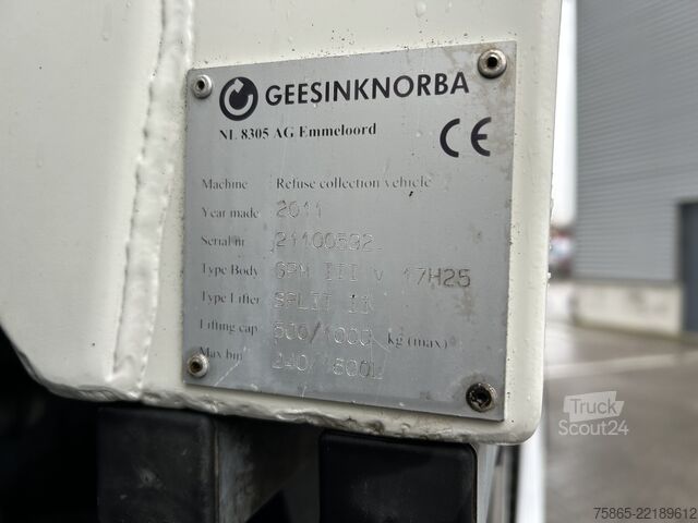 Abfallsammelfahrzeug DAF CF75 250 EEV / Geesink GPM3 -> Not Working / Ga...