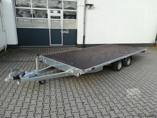 Autotrailer EDUARD Plattform 506x220cm 56cm Ladehöhe 3to.