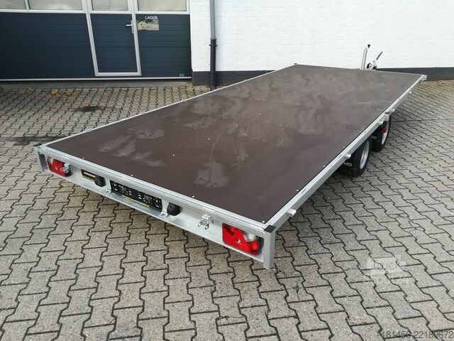 Autotrailer EDUARD Plattform 506x220cm 56cm Ladehöhe 3to.