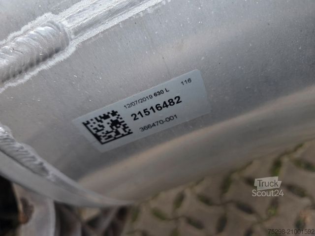 Haakarm vrachtwagen VOLVO FH 500 / Meiller Kipper / Lenkachse / Liftachse