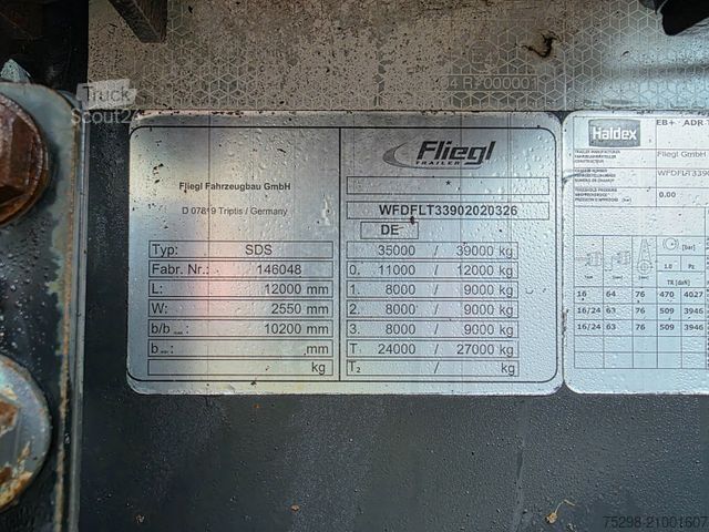 Remorque forestière à grumes FLIEGL SDS 390 / Liftachse