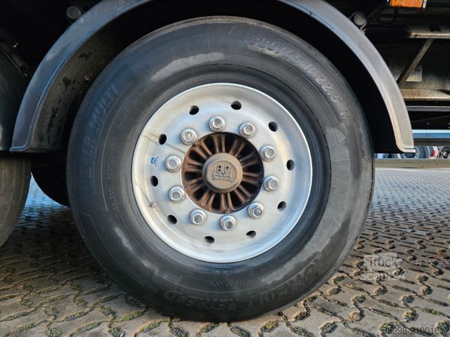 Semi-remorque à plancher roulant REISCH R24 / Liftachse / Alu-Felgen