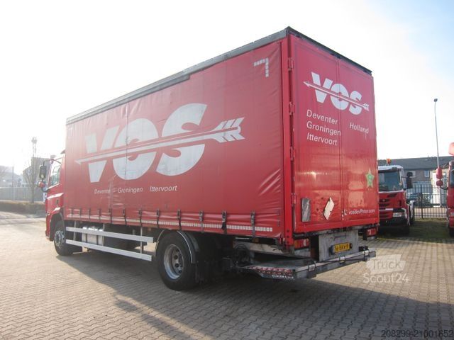 Camion plateau avec bâche DAF CF 230 19T Schiebeplane LBW Portalturen