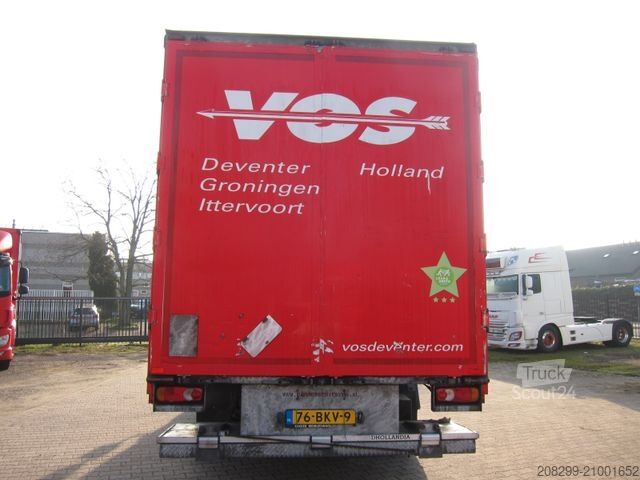 Camion plateau avec bâche DAF CF 230 19T Schiebeplane LBW Portalturen