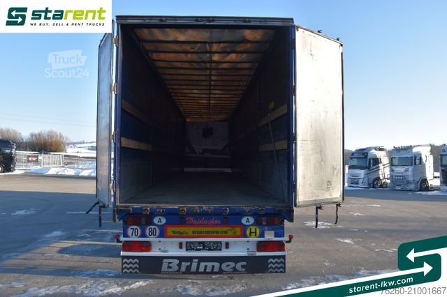 Otvorena poluprikolica sa ceradom BERGER Bordwandtautliner Light Alufelgen Liftachse