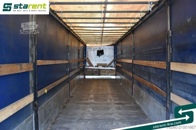 Otvorena poluprikolica sa ceradom BERGER Bordwandtautliner Light Alufelgen Liftachse