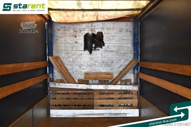 Otvorena poluprikolica sa ceradom BERGER Bordwandtautliner Light Alufelgen Liftachse