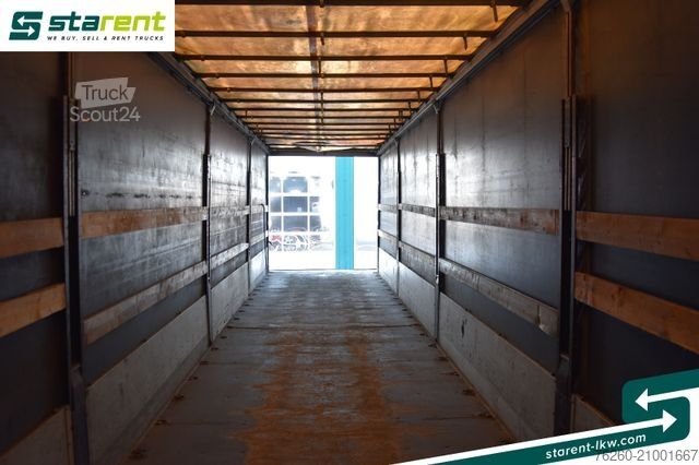 Otvorena poluprikolica sa ceradom BERGER Bordwandtautliner Light Alufelgen Liftachse