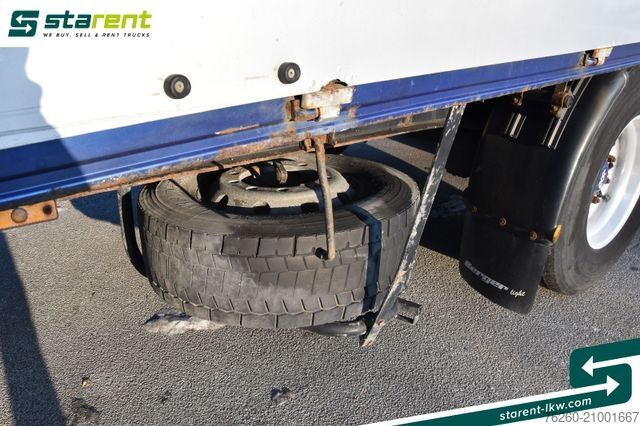 Otvorena poluprikolica sa ceradom BERGER Bordwandtautliner Light Alufelgen Liftachse